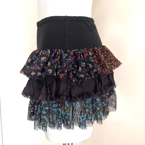 Free people ruffled mini skirt S - Picture 2 of 7